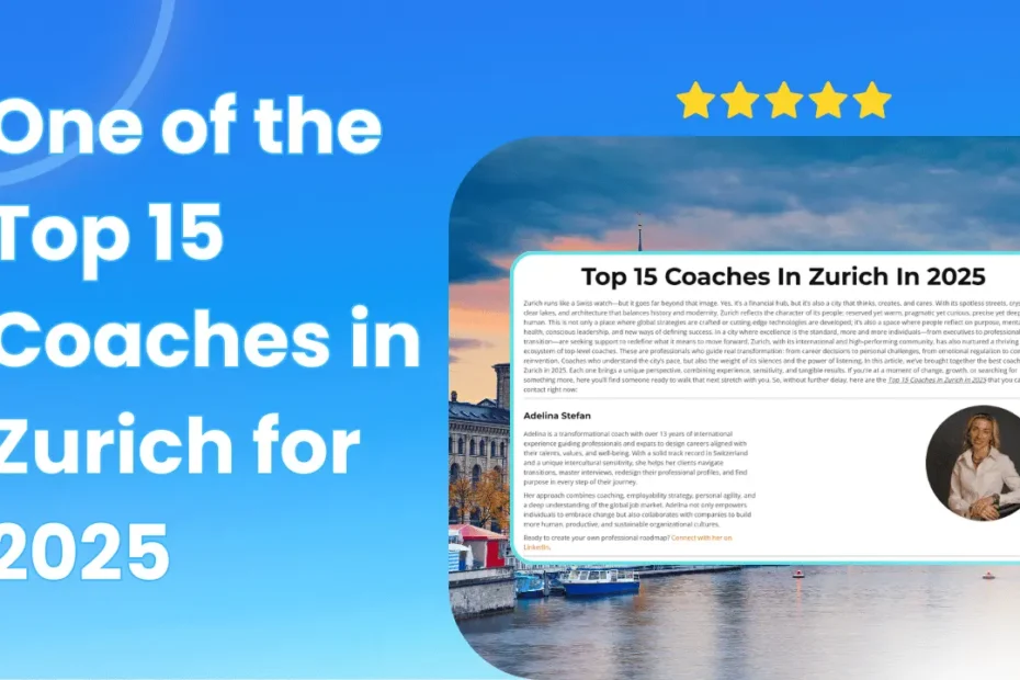Top 15 Coaches In Zurich In 2025