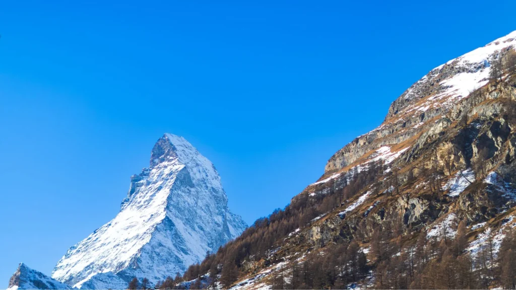 The Matterhorn Mountain is the Switzerland