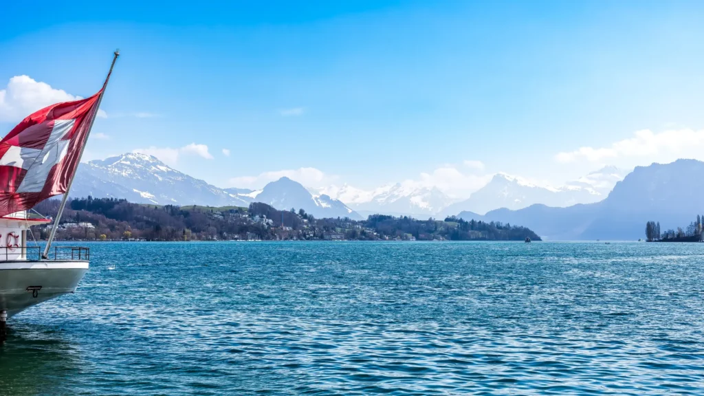 Lake Lucerne in central Switzerland