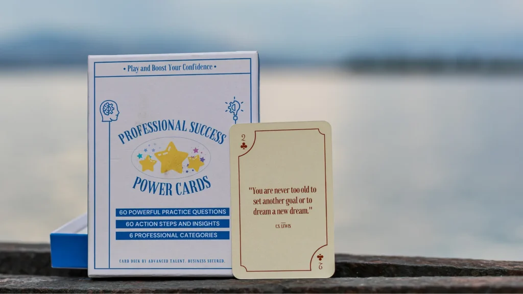 Professional Success Power Cards by ICF Certified MCC Senior Career Coach Adelina Stefan